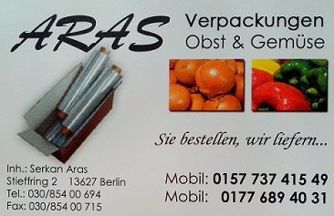 ARAS Verpackungen - Obst & Gemüse - Inh.: Serkan Aras