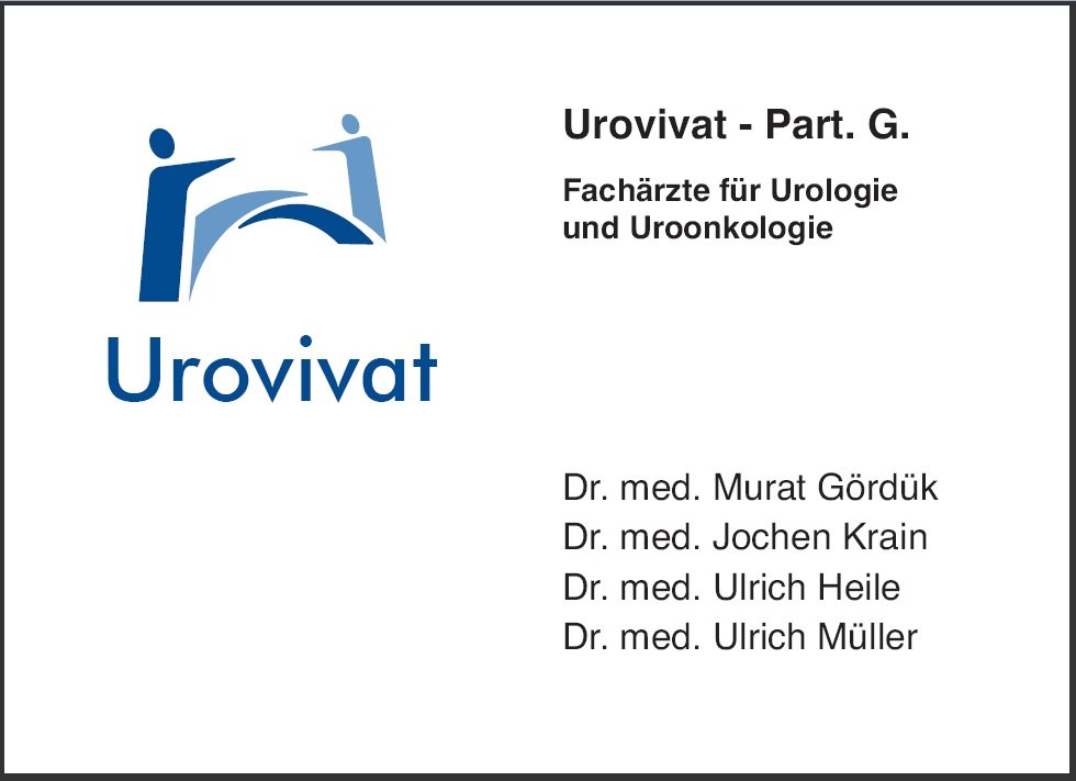 Urovivat - Part. G. - Fachärzte für Urologie und Uroonkologie -  Kurt-Schumacher-Platz - Dr.med. Murat Gördük - Dr.med. Jochen Krain - Dr.med. Ulrich Heile - Dr.med. Ulrich Müller
