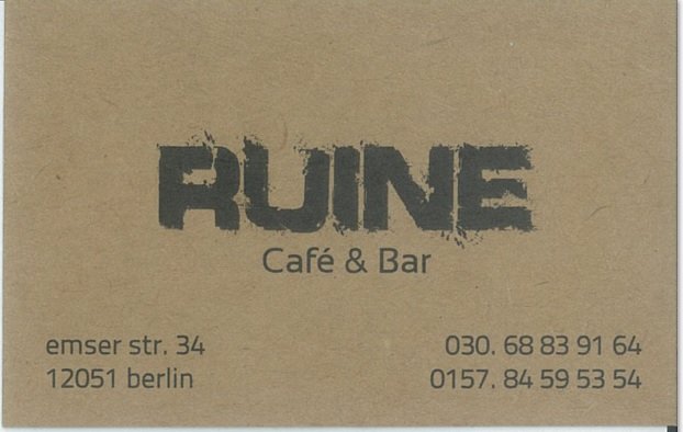 RUINE Cafe und Bar