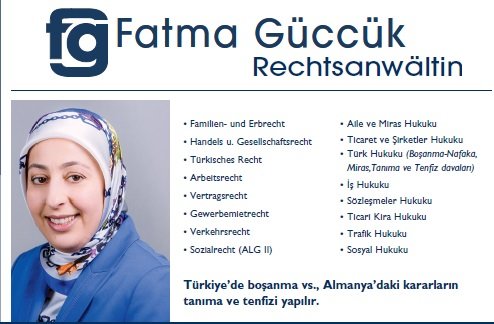 Fatma Güccük  Rechtsanwältin / Avukat