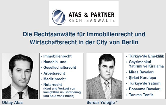 ATAS & PARTNER Rechtsanwälte  für Immobilienrecht und Wirtschaftsrecht in der City von Berlin
