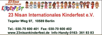 23 Nisan Internationales Kinderfest e.V.