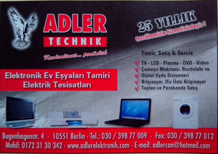 Adler Technik Elektrotechnik - Televizyon Tamircileri