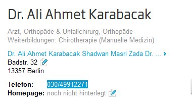 Dr. Ali Ahmet Karabacak Arzt, Orthopäde & Unfallchirurg, Orthopäde