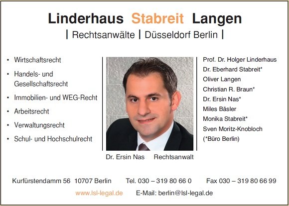 Linderhaus Stabreit  Langen    Rechtsanwälte   Düsseldorf  Berlin